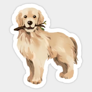 Golden Retriever Sticker